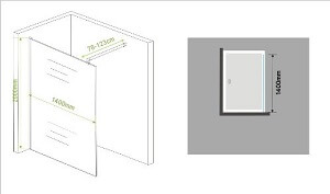 i-flair Glasduschwand Duschwand kaufen, Glasduschwand