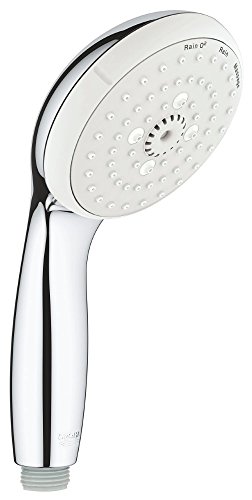 GROHE Tempesta 100 - Handbrause (wassersparend, 3 Strahlarten, pflegeleicht,...