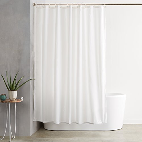 UNSER PREISTIPP!! Duschvorhang aus Polyester von AmazonBasic in 5 Designs und 2 Längen