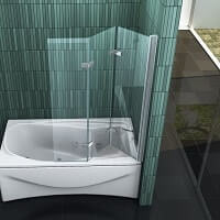 Badewannenfaltwand Test und Ratgeber , beste Faltwand für die Badewanne aus Glas