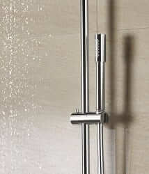 Sena Stabhandbrause Grohe Rainshower 310 mit Sena Stabhandbrause Duschsysteme