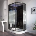 Komplettdusche - Fertigdusche Black Pearl von HomeDeluxe